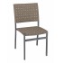 AL-5800S Woven Aluminum Modern Basketweave Stackable Restaurant Side chair